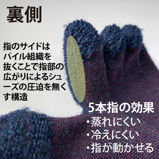 Performance Wool 5 Finger Short