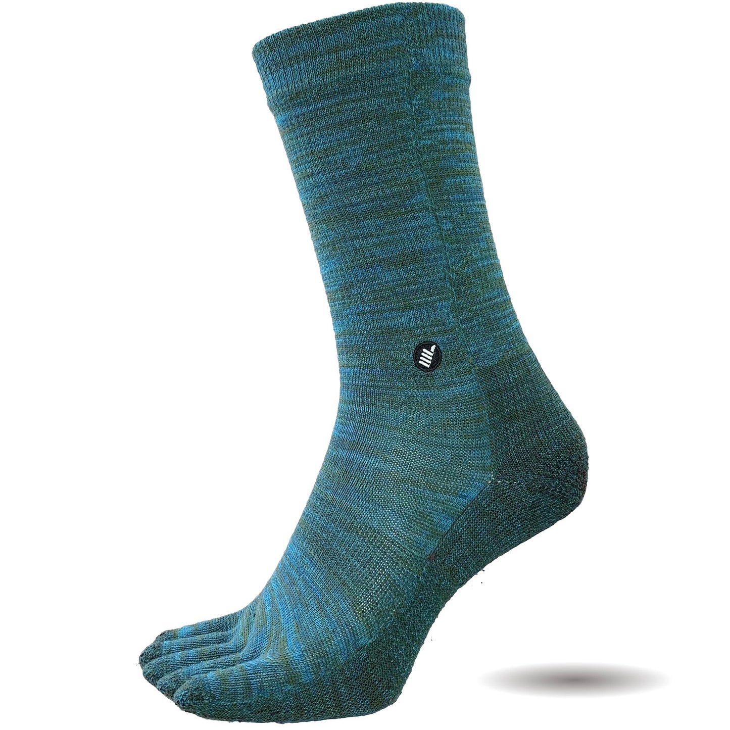 Performance wool 5 finger crew length