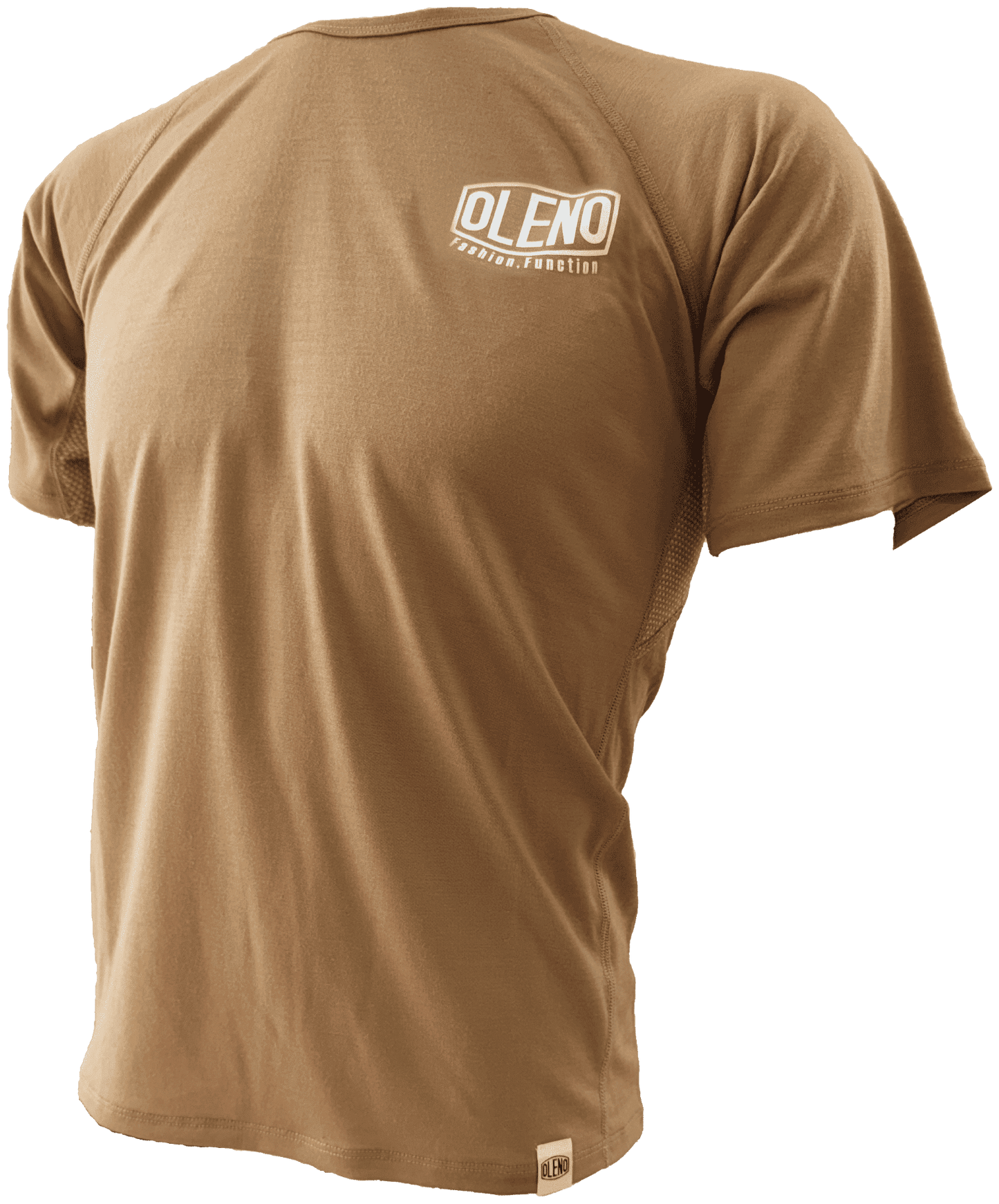 Hybrid Merino T 英文字「OLENO」