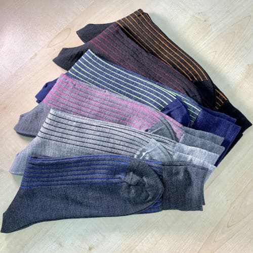 WOOL BLEND ストライプ