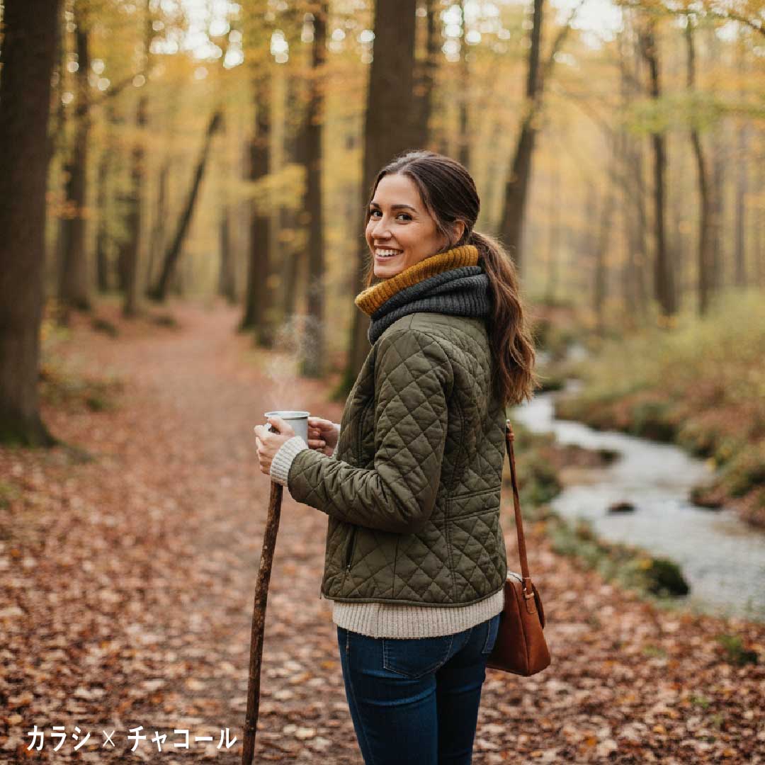 メリノウール ネックスリーブ