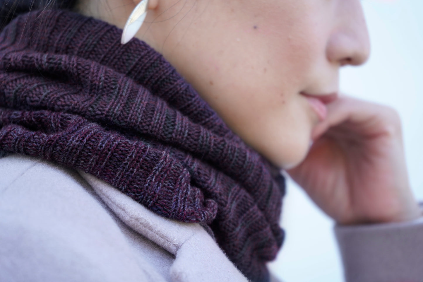 Merino wool neck sleeve