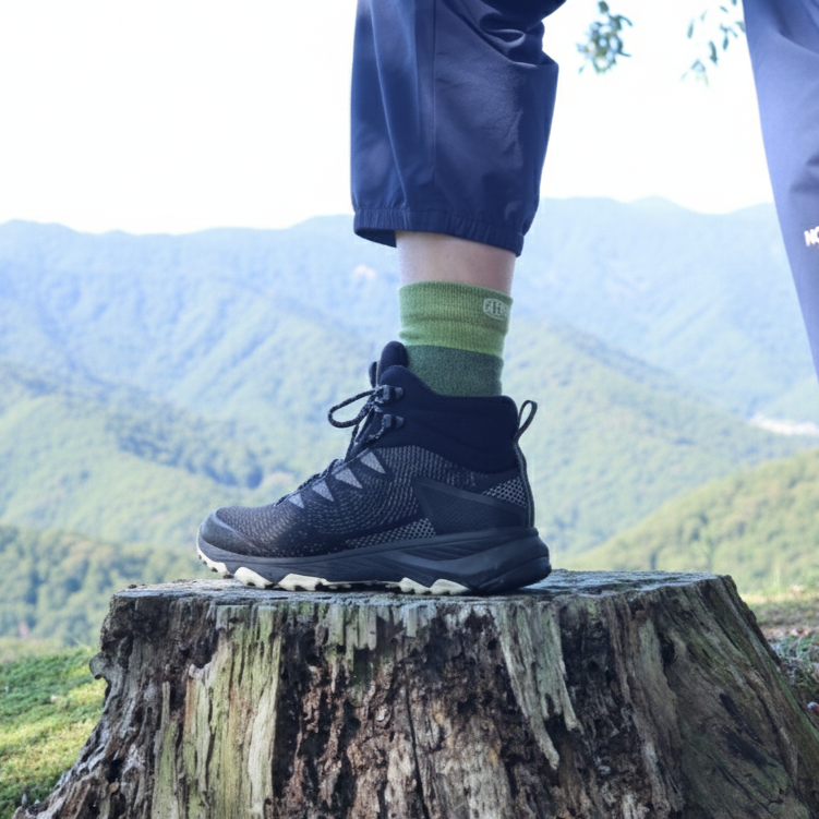 【NEW】パフォーマンスウール ロークルー 中厚 足袋