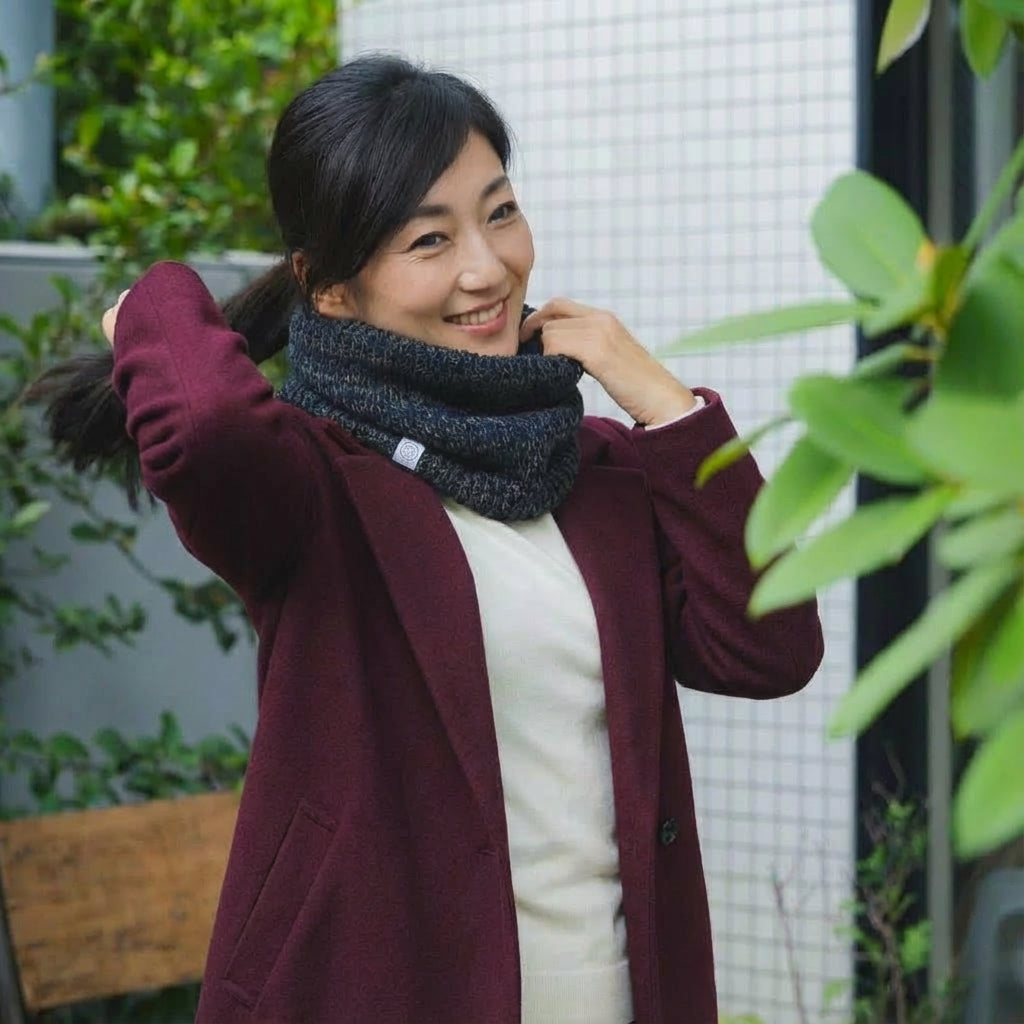 Merino wool neck sleeve