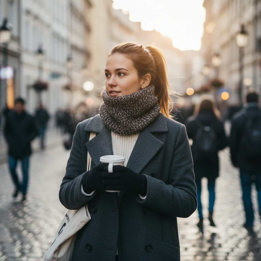 Merino wool neck sleeve