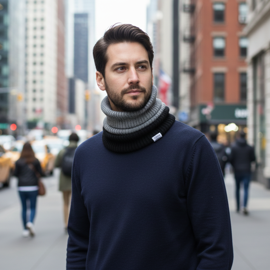 Merino wool neck sleeve